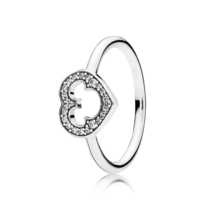 (image for) PANDORA Disney, Mickey Silhouette Ring - 190957CZ - Product Image
