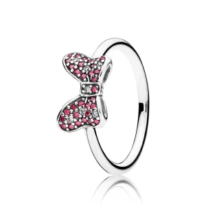 (image for) PANDORA Disney, Minnie's Sparkling Bow Rings - 190956CZR