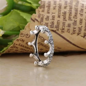 PANDORA Enchanted Crown Ring, Clear CZ - 197087CZ
