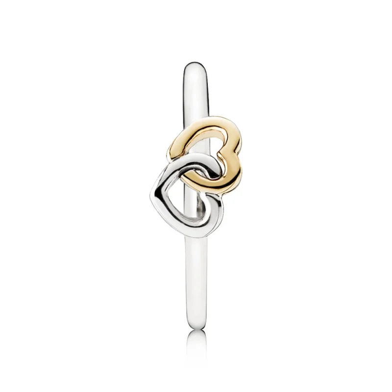 (image for) PANDORA Entwined Hearts Ring - 190927 - View 2