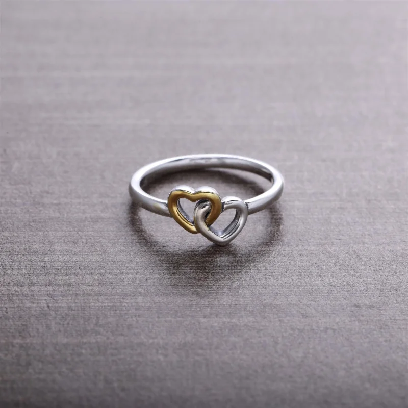 (image for) PANDORA Entwined Hearts Ring - 190927 - View 3