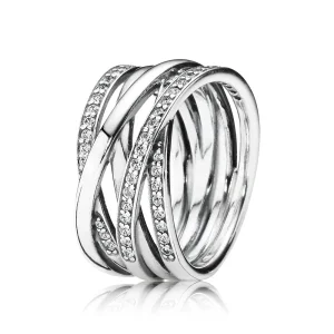 (image for) PANDORA Entwining Silver Rings - 190919CZ