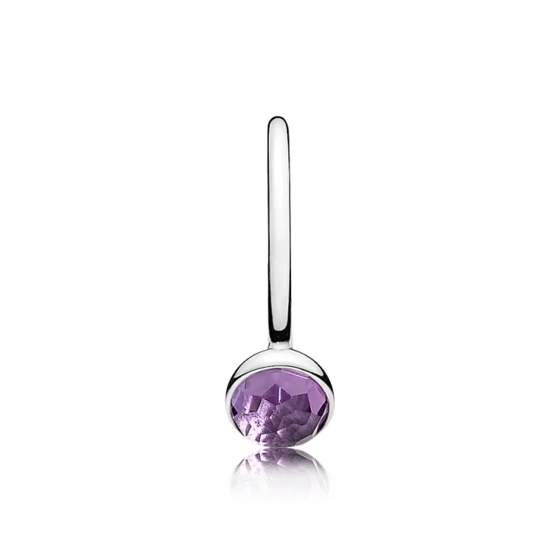 (image for) PANDORA February Droplet Birthstone Ring - 191012SAM - View 4