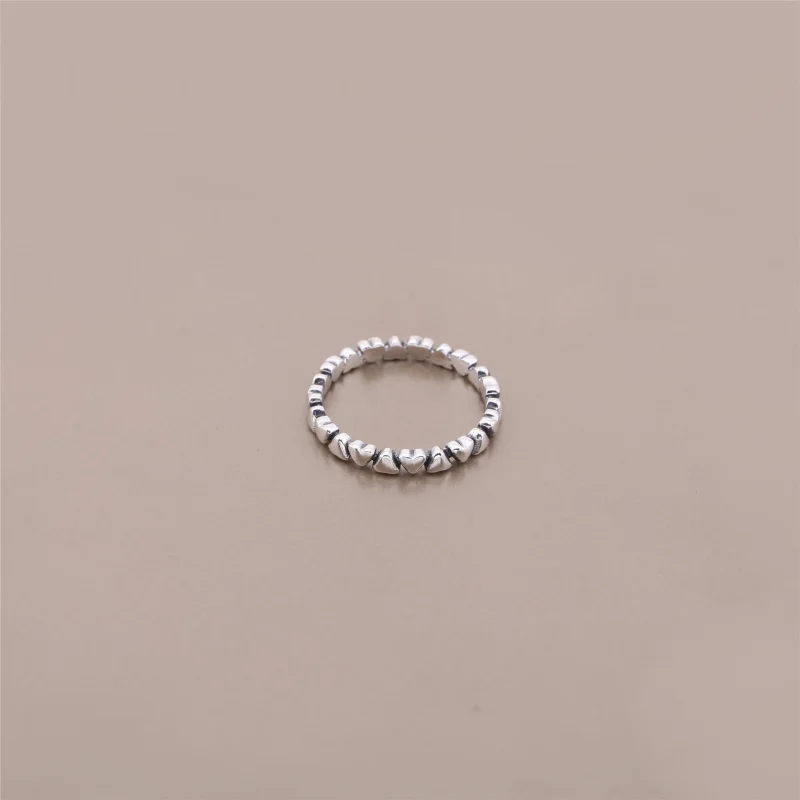 (image for) PANDORA Forever Love Stackable Ring - 190837 - View 2