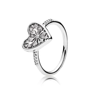 (image for) PANDORA Heart of Winter Ring, Clear CZ - 196371CZ