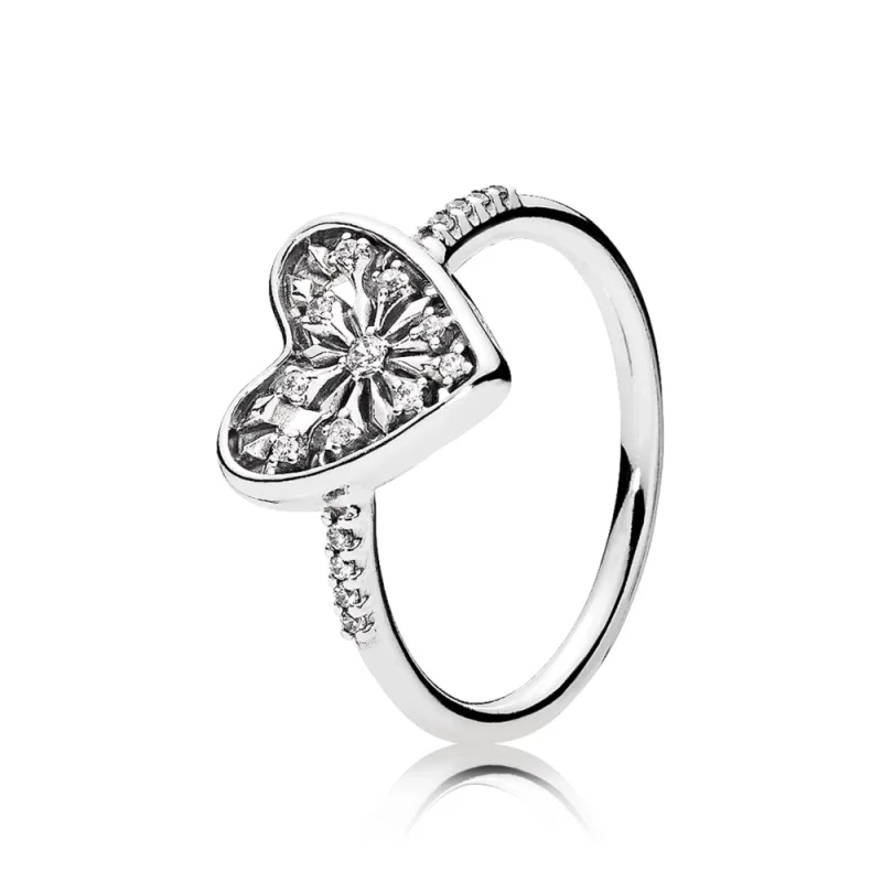 (image for) PANDORA Heart of Winter Ring, Clear CZ - 196371CZ - Product Image