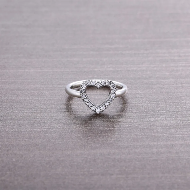 (image for) PANDORA Heart Ring - 190861CZ - View 2