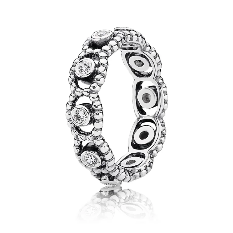 (image for) PANDORA Her Majesty with Clear CZ Ring - 190881CZ - Product Image