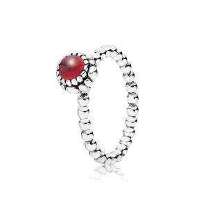 (image for) PANDORA January Birthstone Ring - 190854GA