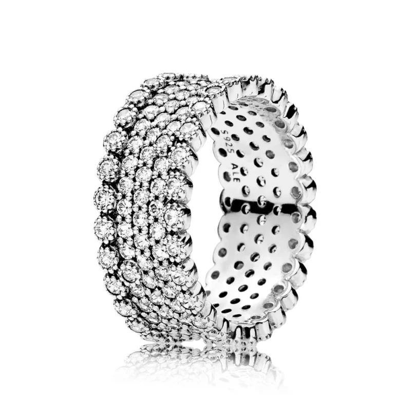 (image for) PANDORA Lavish Sparkle Clear CZ Ring - 196313CZ - Product Image