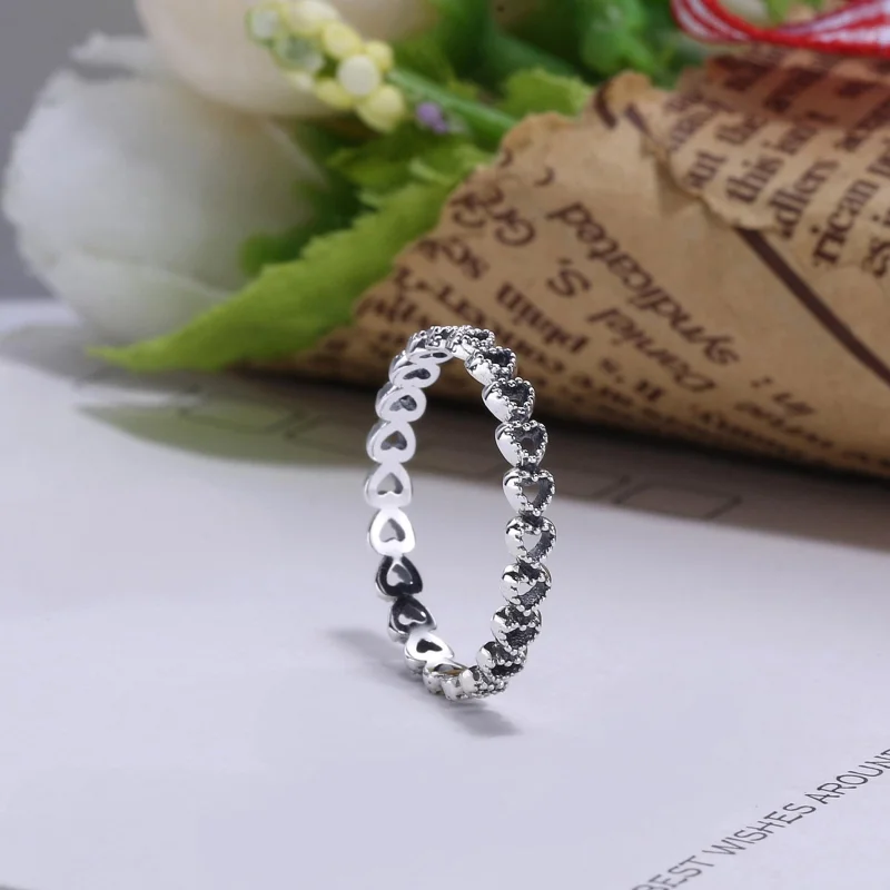 (image for) PANDORA Linked Love Ring - 190980 - View 4