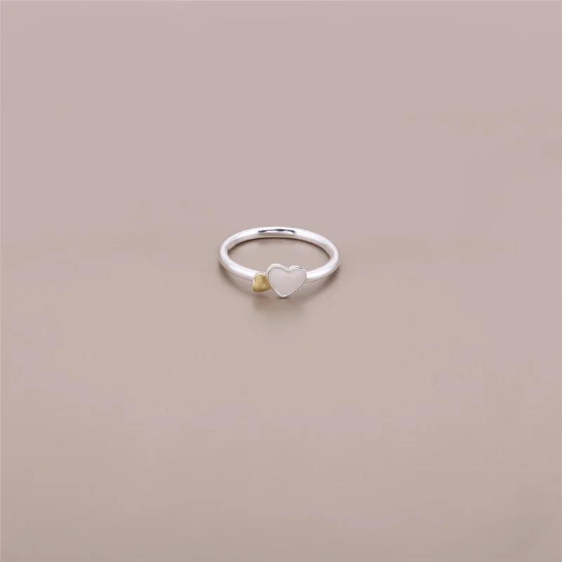 (image for) PANDORA Luminous Hearts Ring - 190998MOP - View 2