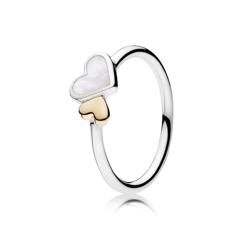 (image for) PANDORA Luminous Hearts Ring - 190998MOP - Product Image