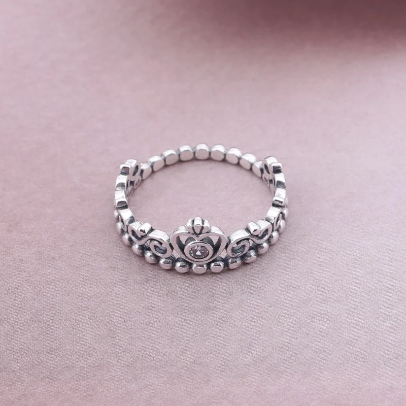 (image for) PANDORA My Princess Stackable Ring, Clear Cz - 190880CZ - View 2