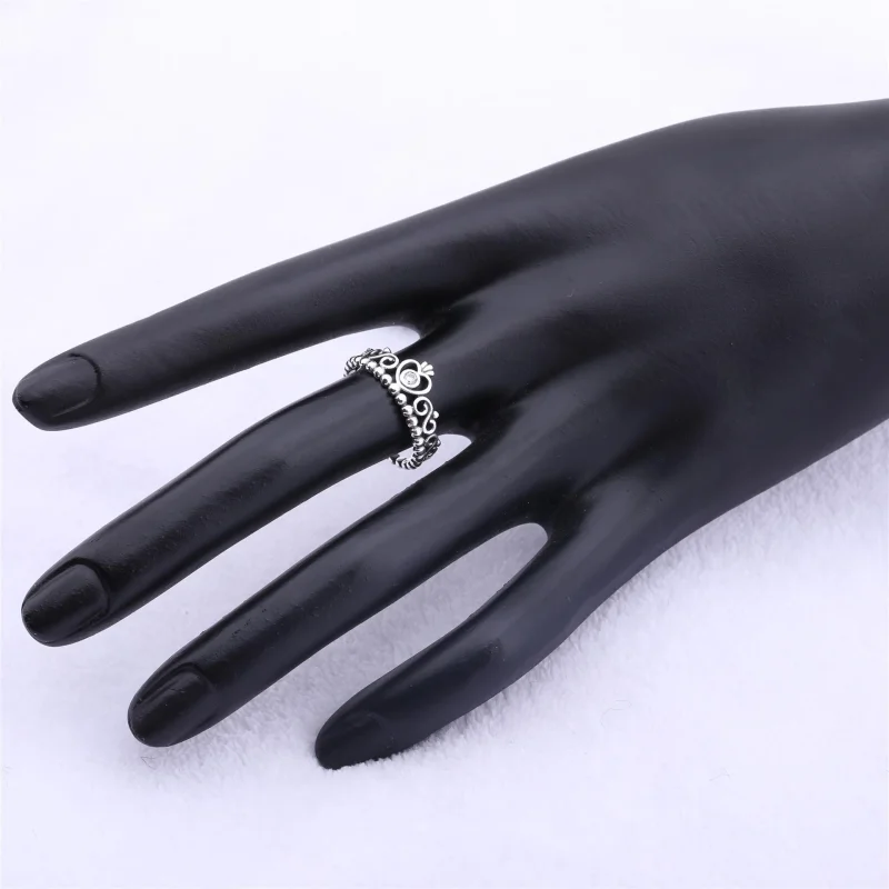 (image for) PANDORA My Princess Stackable Ring, Clear Cz - 190880CZ - View 4