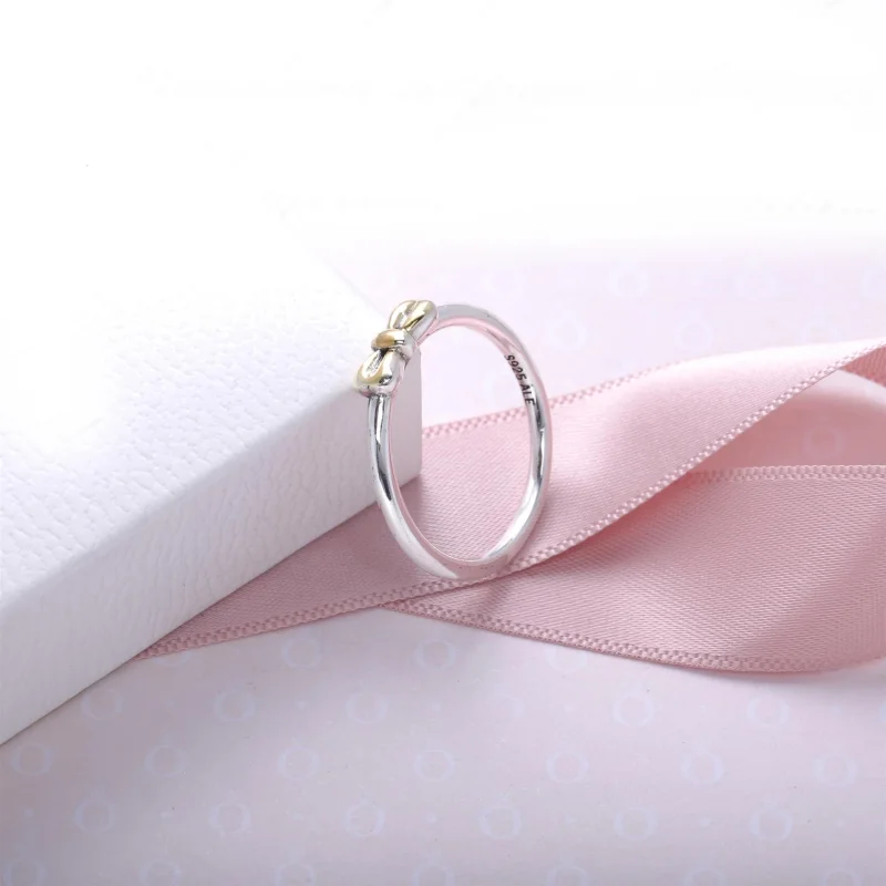 (image for) PANDORA Petite Bow Ring - 190972 - View 3