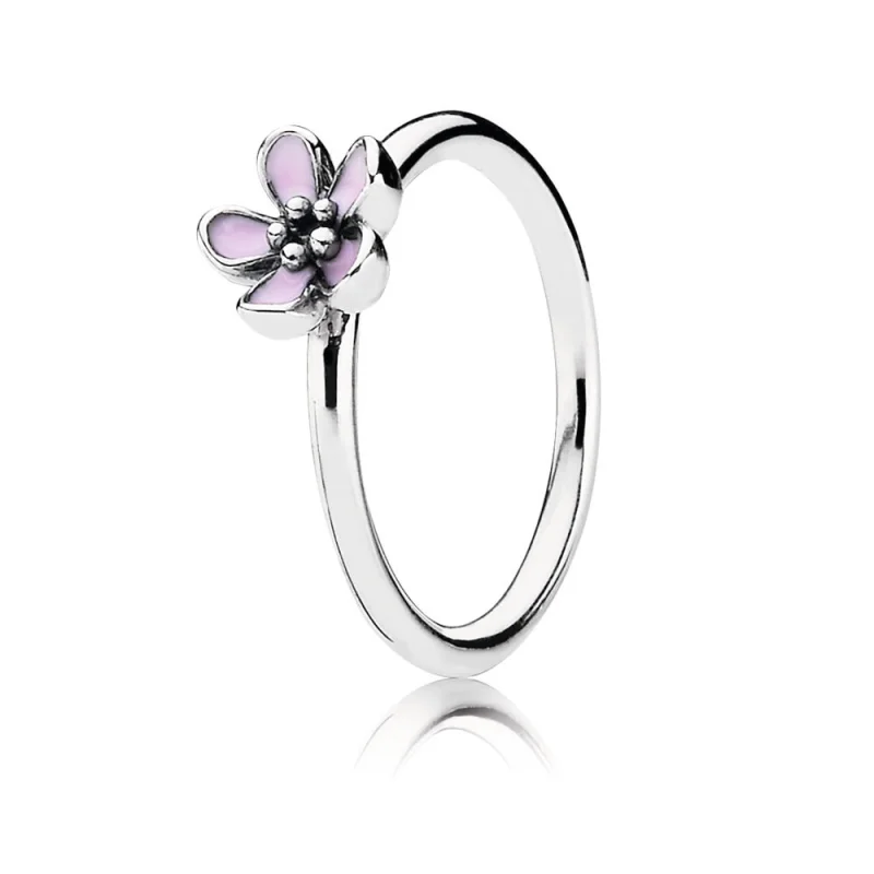 (image for) PANDORA Pink Cherry Blossom Flower Ring - 190879EN40 - Product Image