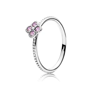 (image for) PANDORA Pink Oriental Blossom Ring - 191001PCZ