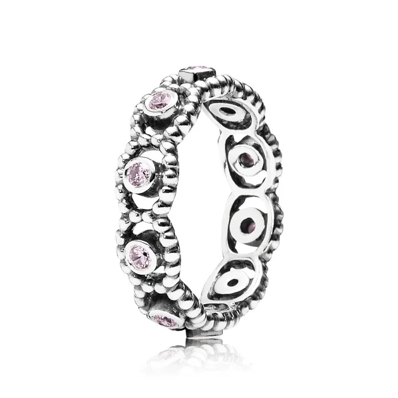 (image for) PANDORA Pink Romance Ring - 190881PCZ - Product Image