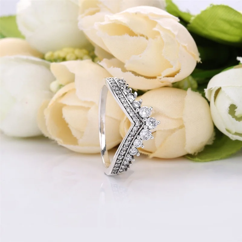 (image for) PANDORA Princess Wish Ring, Clear CZ - 197736CZ - View 3