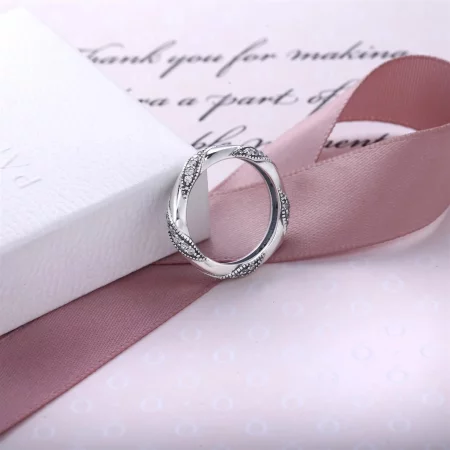 PANDORA Ribbon of Love Ring - 190981CZ