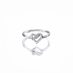 PANDORA Ribbons of Love, Clear CZ Ring - 191022CZ