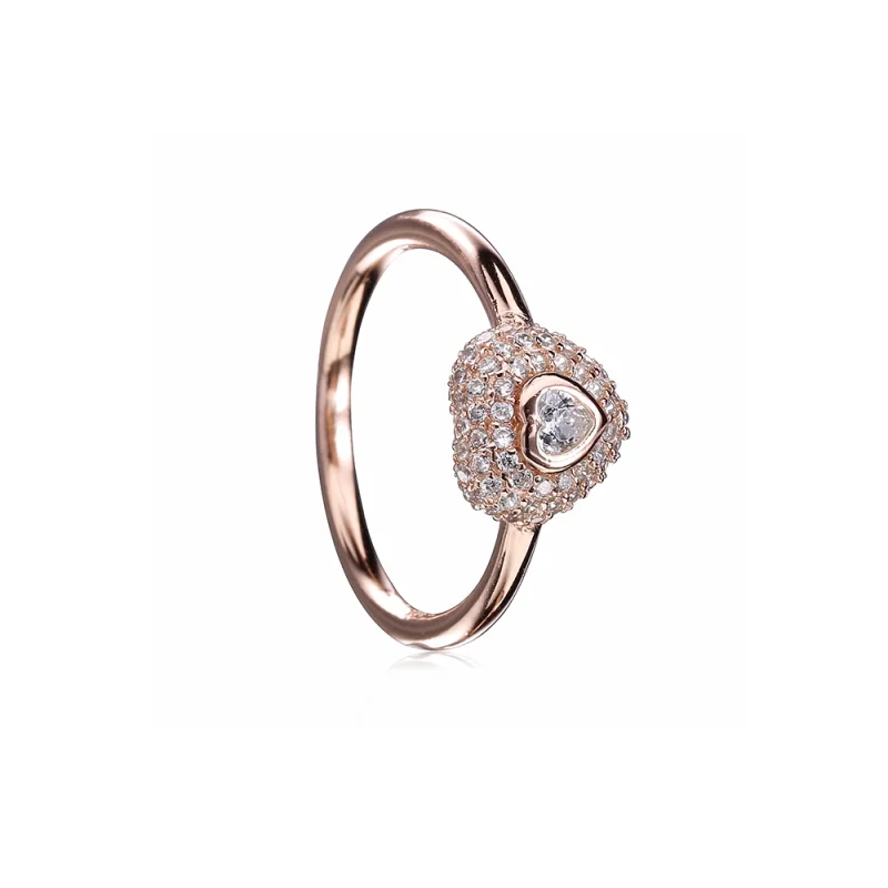 (image for) PANDORA Rose Gold Heart Ring - PY00134-1 - Product Image