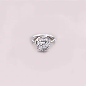 PANDORA Shimmering Delicate Rose Ring, Clear Cz - 190949CZ