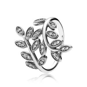 (image for) PANDORA Shimmering Leaves Ring - 190921CZ