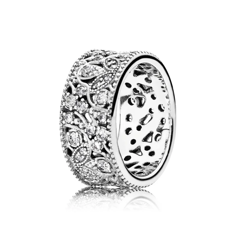(image for) PANDORA Shimmering Leaves Ring - 190965CZ - Product Image