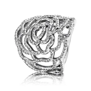 (image for) PANDORA Shimmering Rose Ring, Clear Cz - 190951CZ