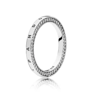 (image for) PANDORA Signature Hearts of PANDORA Ring, Clear CZ - 197437CZ