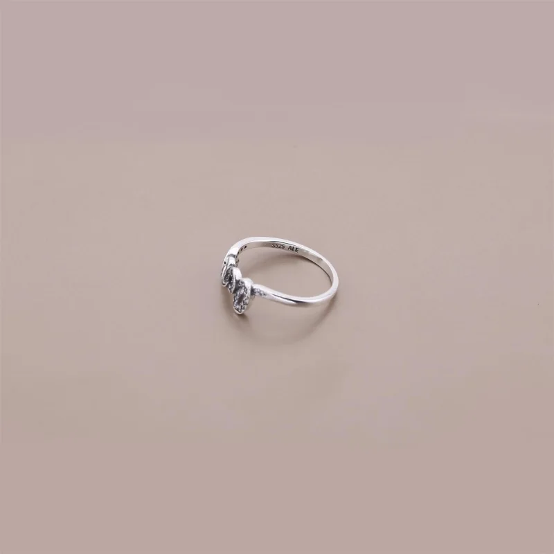 (image for) PANDORA Signature of Love Ring, Clear CZ Ring - 190928CZ - View 3