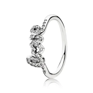(image for) PANDORA Signature of Love Ring, Clear CZ Ring - 190928CZ