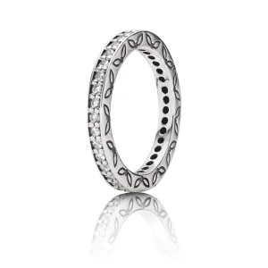 (image for) PANDORA Silver ring, clear zirconia - 190618CZ - Rings