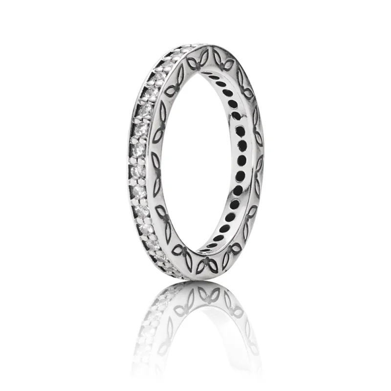 (image for) PANDORA Silver ring, clear zirconia - 190618CZ - Rings - Product Image