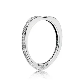 PANDORA Sparkling Arcs of Love Ring, Clear CZ - 197095CZ PANDORA Sparkling Arcs of Love Ring, Clear CZ - 197095CZ