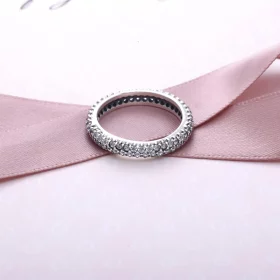 PANDORA Sparkling Curve Ring - 190909CZ PANDORA Sparkling Curve Ring - 190909CZ