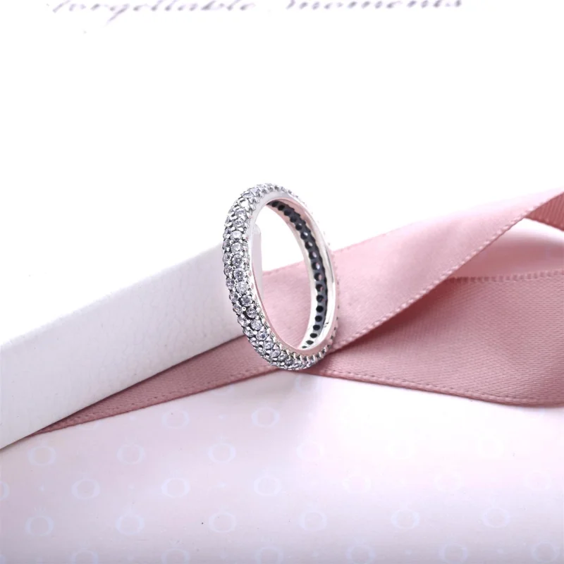 (image for) PANDORA Sparkling Curve Ring - 190909CZ - View 3
