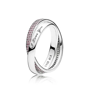 (image for) PANDORA Sweet Promise Ring, Pink CZ - 196546PCZ