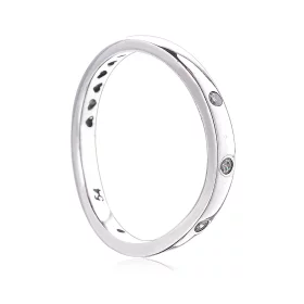 PANDORA Swirling Droplets Rings, Clear CZ - 197113CZ PANDORA Swirling Droplets Rings, Clear CZ - 197113CZ