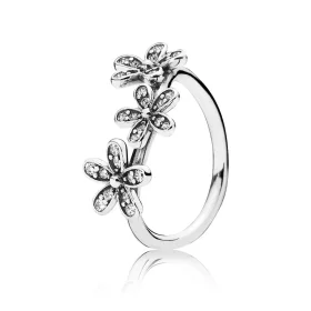 PANDORA Triple Dazzling Daisy Ring - 190933CZ PANDORA Triple Dazzling Daisy Ring - 190933CZ