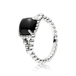 (image for) PANDORA Vibrant Spirit Ring, Black Crystal - 197188NCK