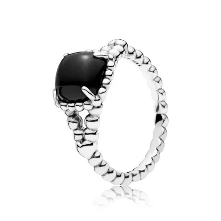 PANDORA Vibrant Spirit Ring, Black Crystal - 197188NCK
