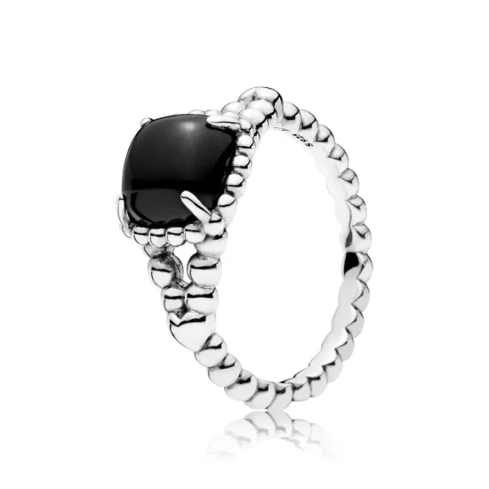 PANDORA Vibrant Spirit Ring, Black Crystal - 197188NCK