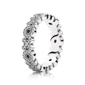 PANDORA Xoxo Silver Ring With Cubic Zirconia - 190926CZ PANDORA Xoxo Silver Ring With Cubic Zirconia - 190926CZ