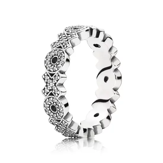 PANDORA Xoxo Silver Ring With Cubic Zirconia - 190926CZ