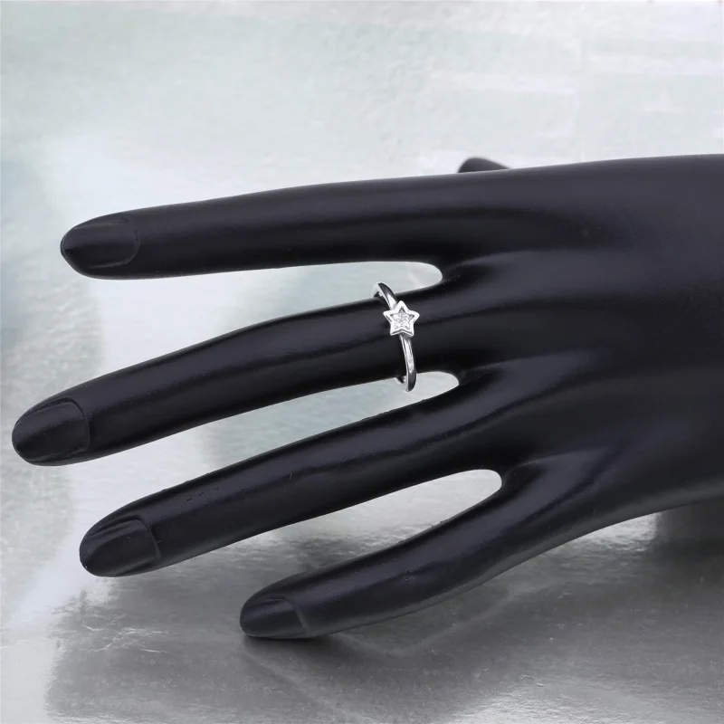 (image for) Starshine PANDORA Solitaire Ring - 190977CZ - View 4