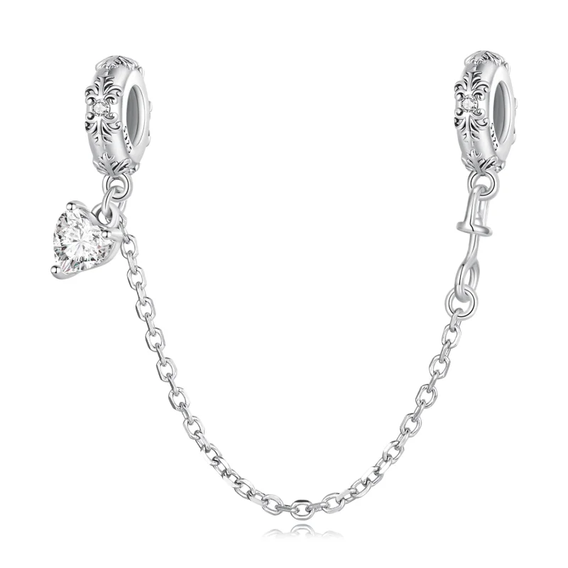 (image for) Pandora Style Retro Pattern Safety Chain - SCC2407 - Product Image