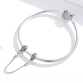 Pandora Style Silver Classical Vine Safety Chain - SCC1546 Pandora Style Silver Classical Vine Safety Chain - SCC1546